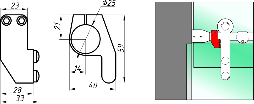 A-823L стопор левый SSS?>