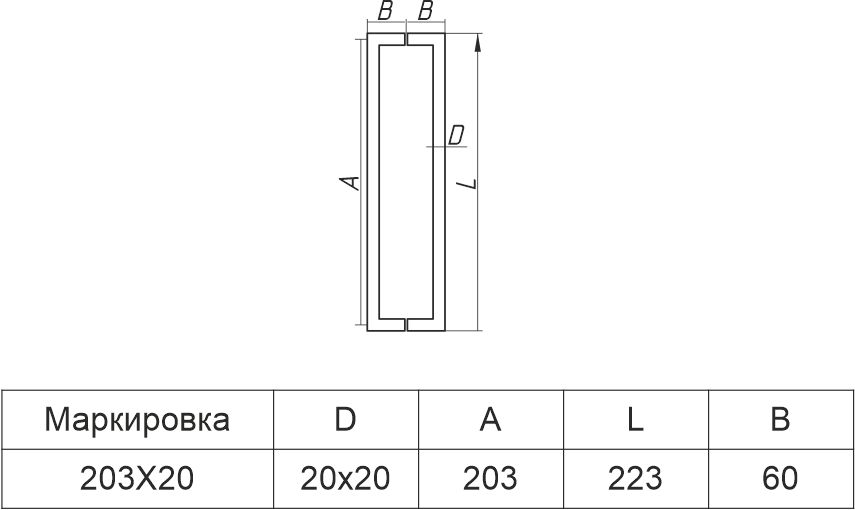 A-840S ручка 20х203 (Нерж) Ti?>
