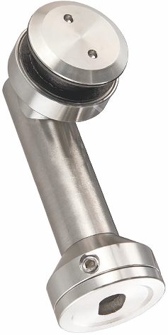 A-807A фитинг стекло-стена 90° (75мм) без зенк. SSS