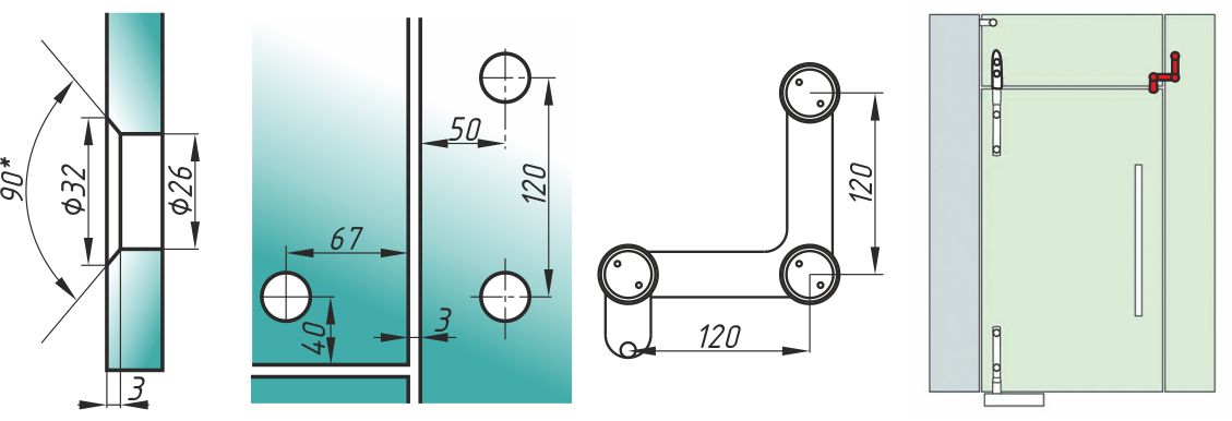 A-844 фитинг угловой, огр, зенковка SSS?>