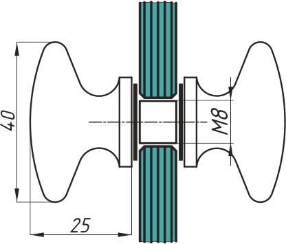 A-Z-5103-40 кноб Ø40 BM?>