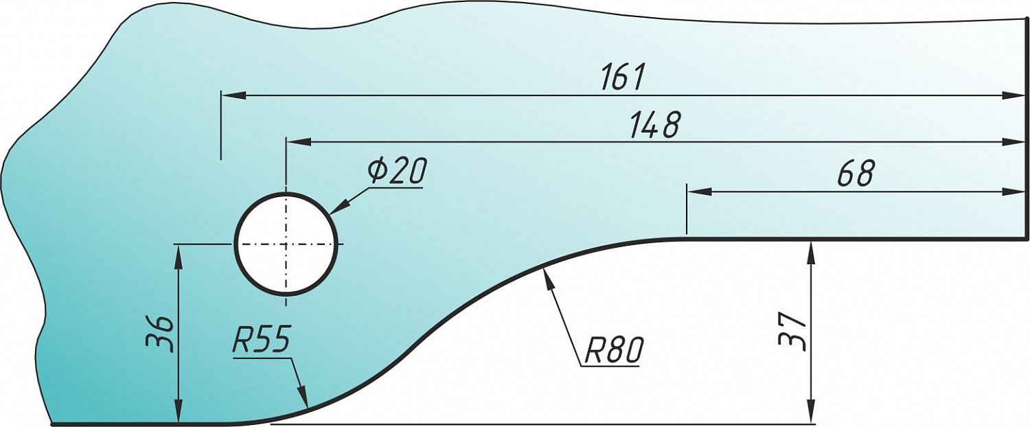 A-D 100 петля нижняя Ti?>