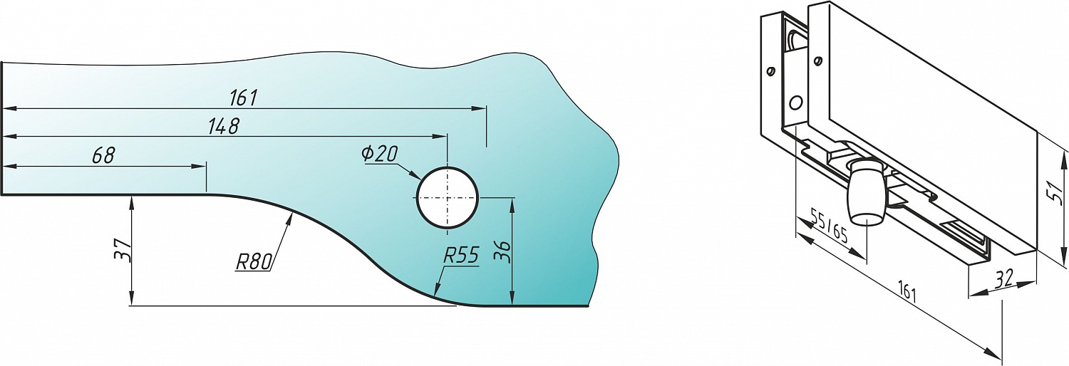 A-130S фитинг верхний, анкер SSS?>